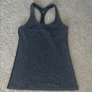 Lululemon Athletica Charcoal Racerback Tank Top